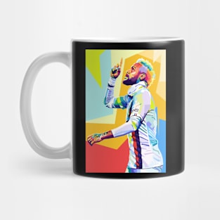 Neymar Jr Wpap Pop Art Mug